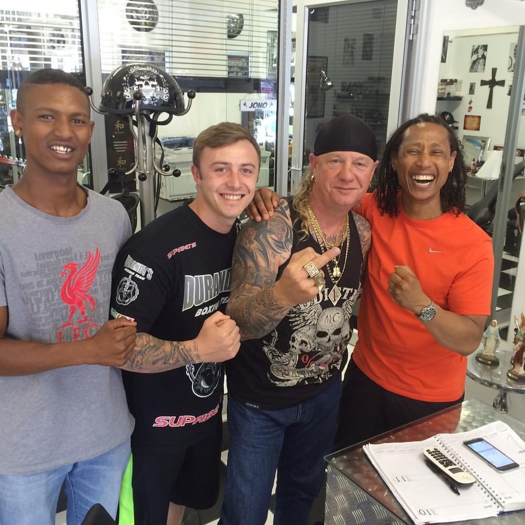 Sean Krool with Nick Durandt